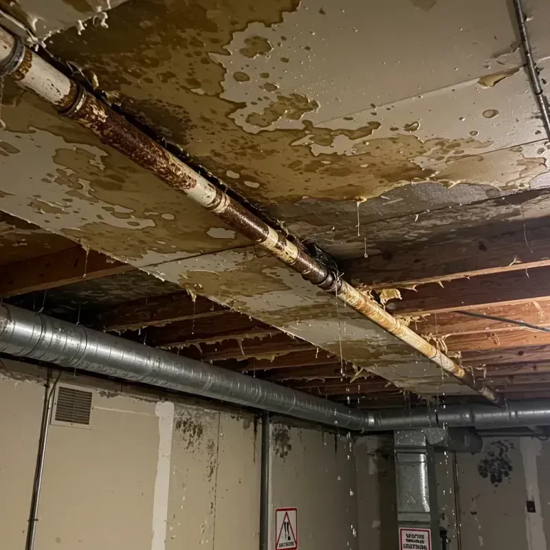 Ceiling Water Damage Repair in Crawford County, KS